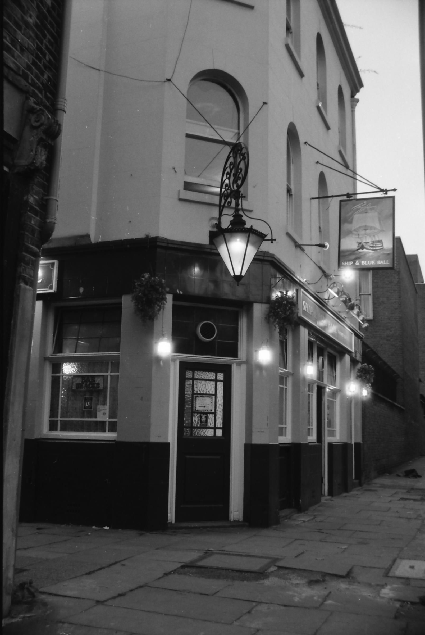 Ship & Blue Ball London E2 taken 18 Sept 1988. (Pub, External). Published on 22-02-2018
