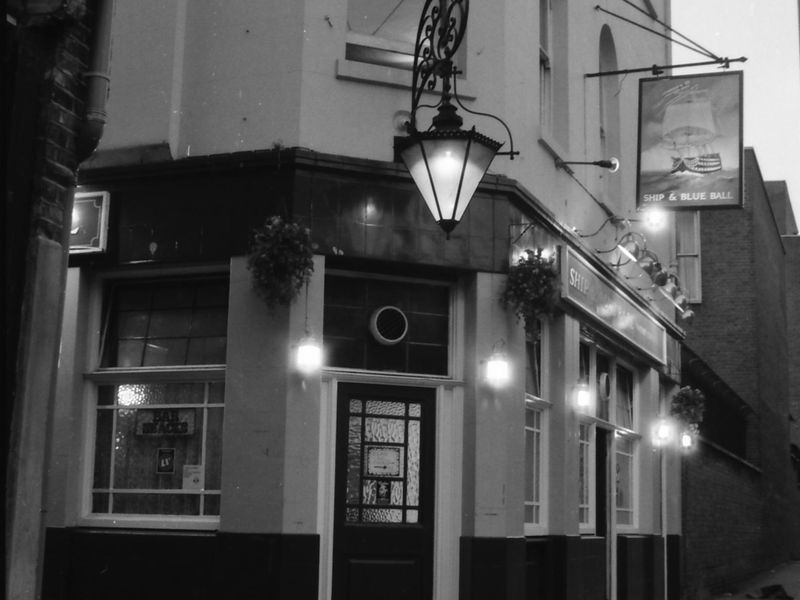 Ship & Blue Ball London E2 taken 18 Sept 1988. (Pub, External). Published on 22-02-2018 