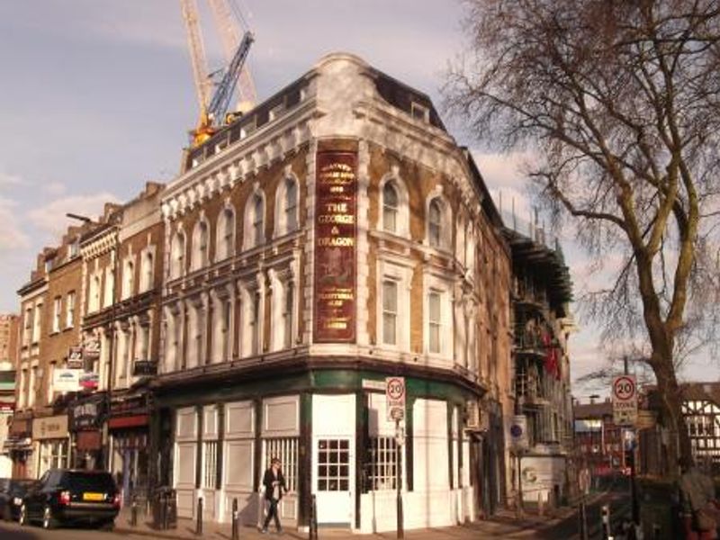 George & Dragon  London E2 taken March 2016. (Pub, External). Published on 07-04-2016