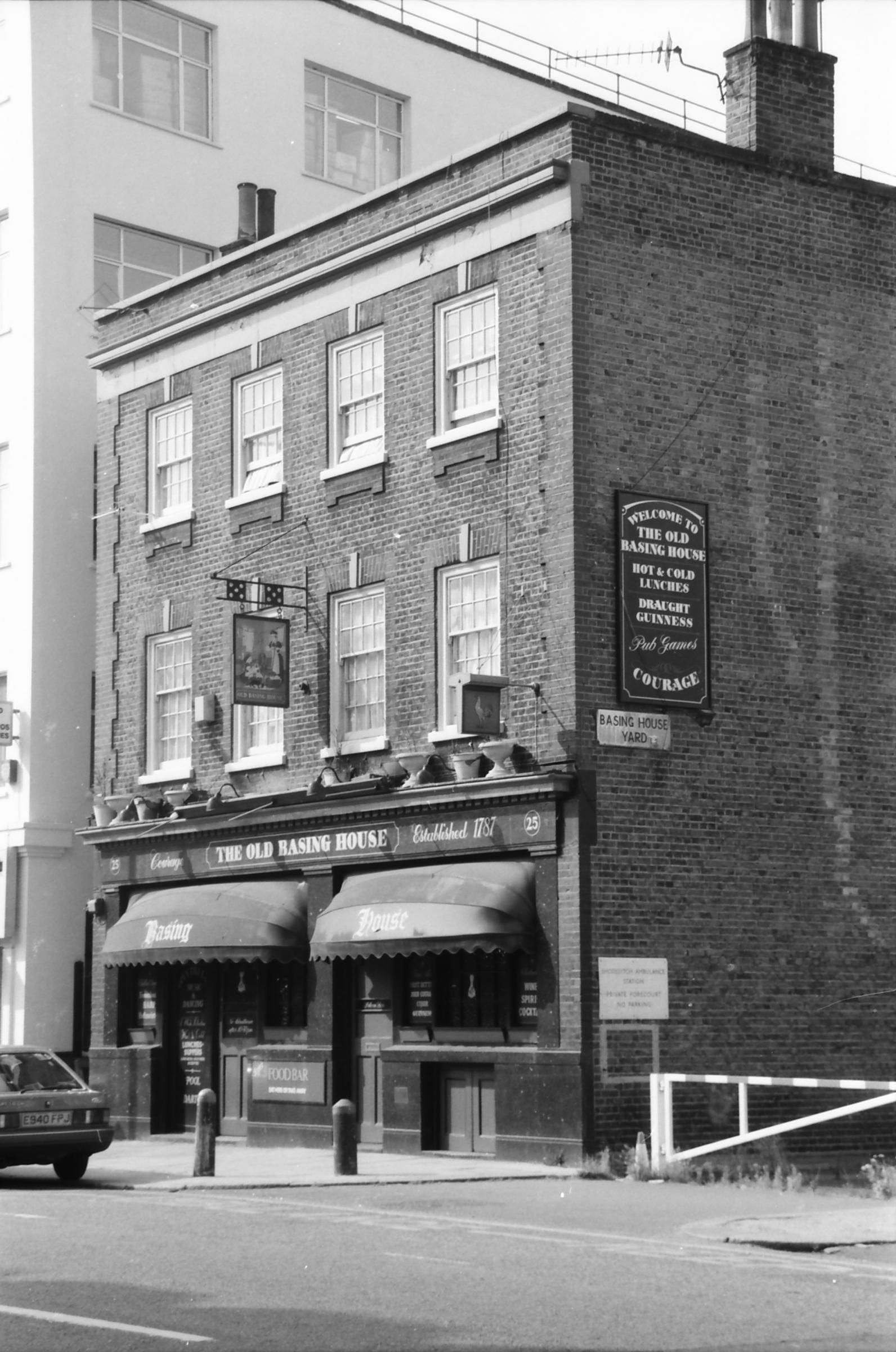 Old Basing House London E2 taken in Sept 1988. (Pub, External). Published on 22-02-2018