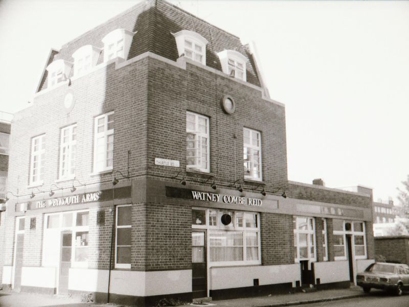Weymouth Arms London E2 taken between Aug 1989 - Feb 1990. (Pub, External). Published on 22-02-2018