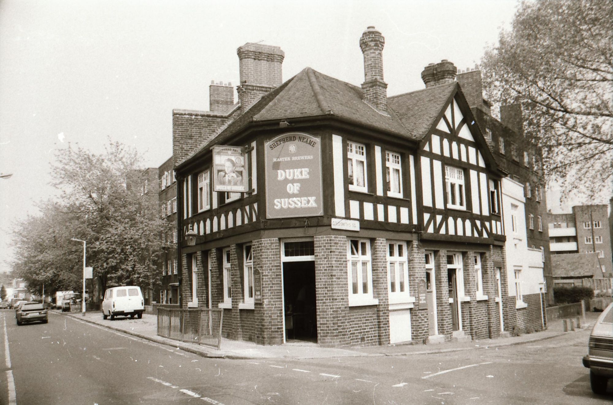 Duke of Sussex London E2 taken in July 1989. (Pub, External). Published on 22-02-2018