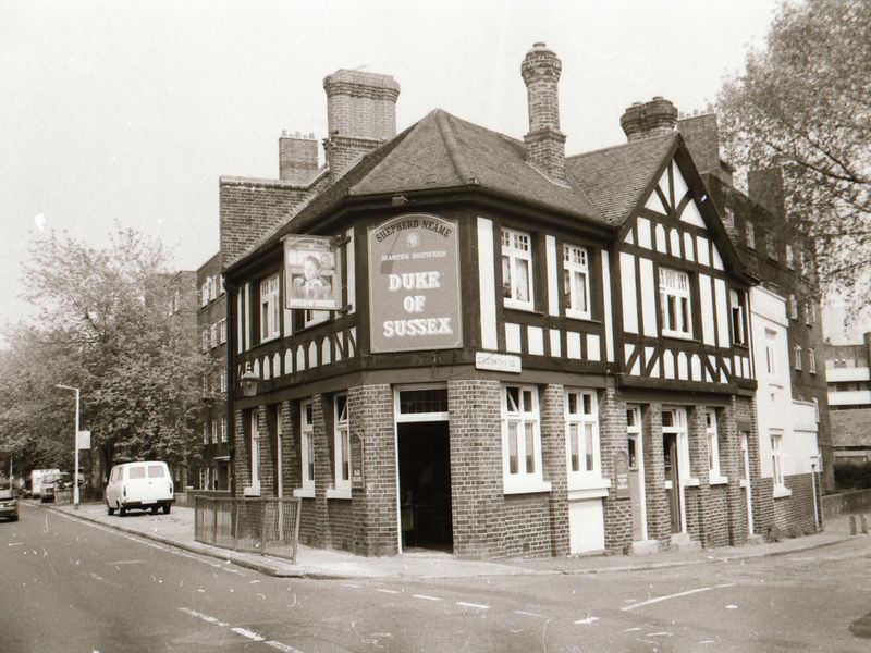 Duke of Sussex London E2 taken in July 1989. (Pub, External). Published on 22-02-2018 