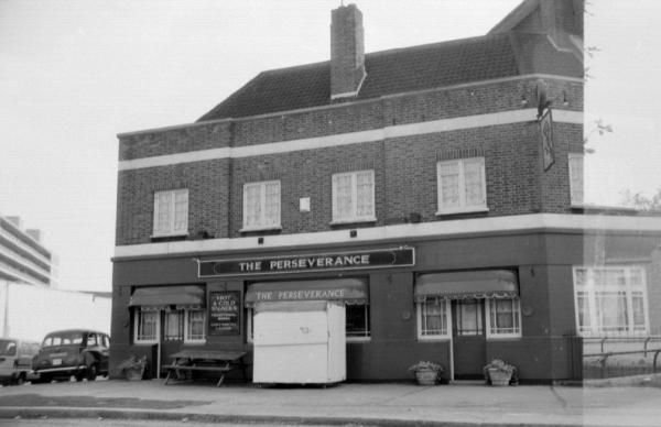 Perseverance Pritchards Row  London E2 taken in 1989. (Pub). Published on 16-04-2016