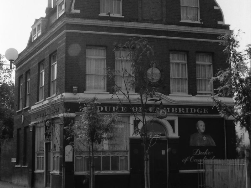 Duke of Cambridge Cambridge Crescent London E2 taken in Sept 198. (Pub, External). Published on 22-02-2018 