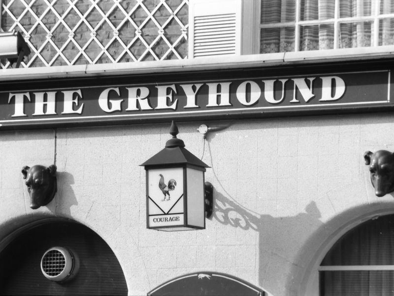 Greyhound London E2 taken 17 Sept 1988. (Pub, External). Published on 22-02-2018