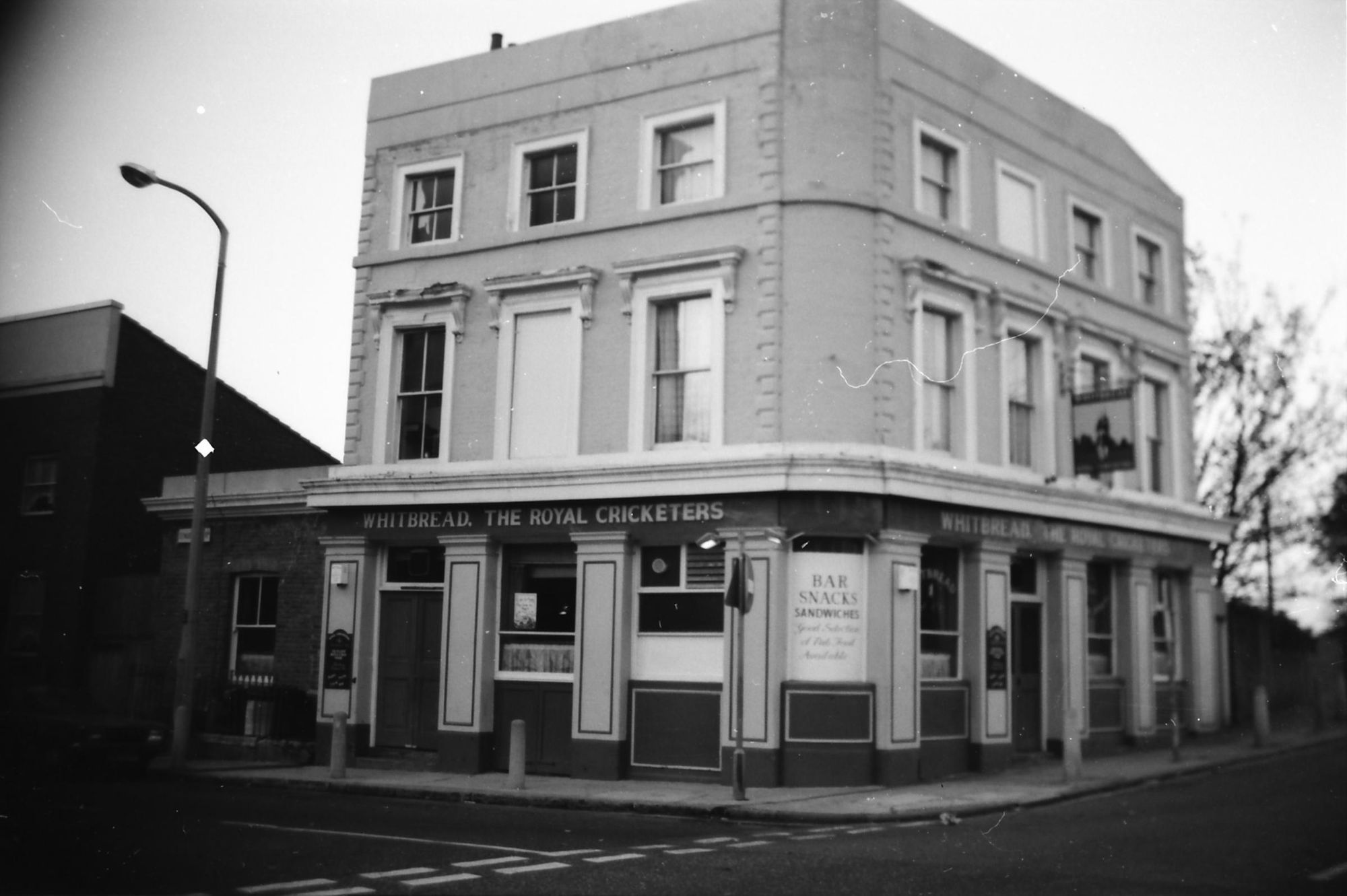 Royal Cricketers London E2 taken in 1986. (Pub, External). Published on 22-02-2018