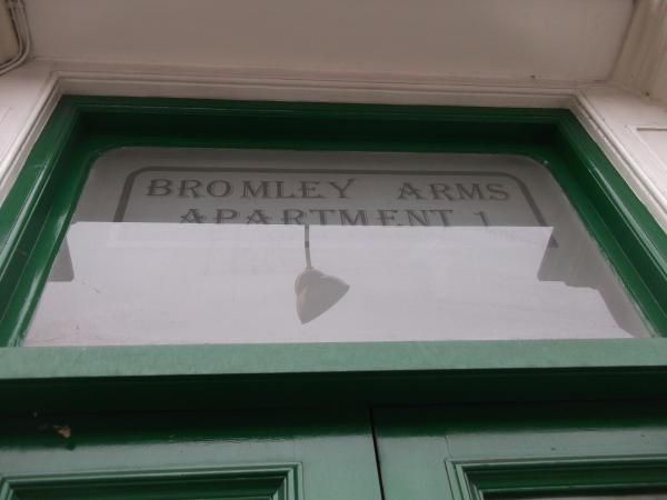Bromley Arms London E3 taken Nov 2013. (Sign). Published on 02-12-2013