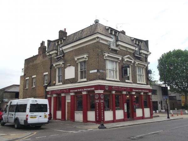 Hand & Flower London E3 taken May 2014. (Pub, External, Key). Published on 24-05-2014