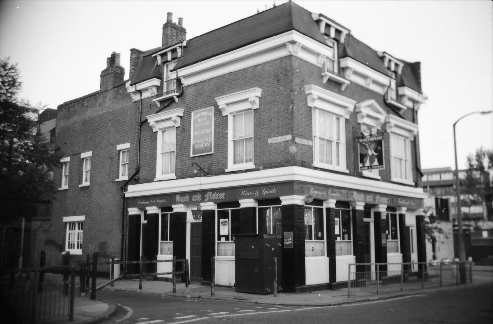 Hand & Flower LondonE3 taken in 1986. (Pub, External, Key). Published on 28-03-2018