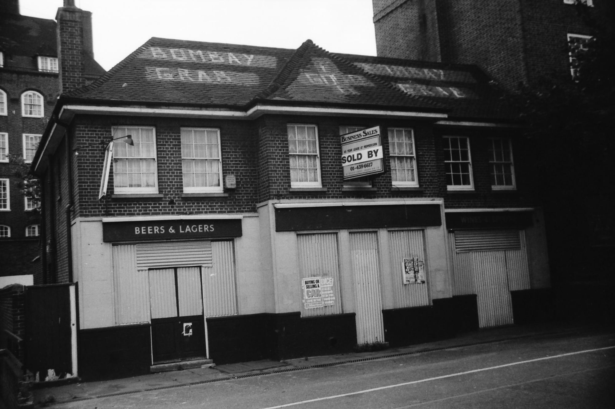 Bombay Grab London E3 taken in 1987. (Pub, External). Published on 28-03-2018