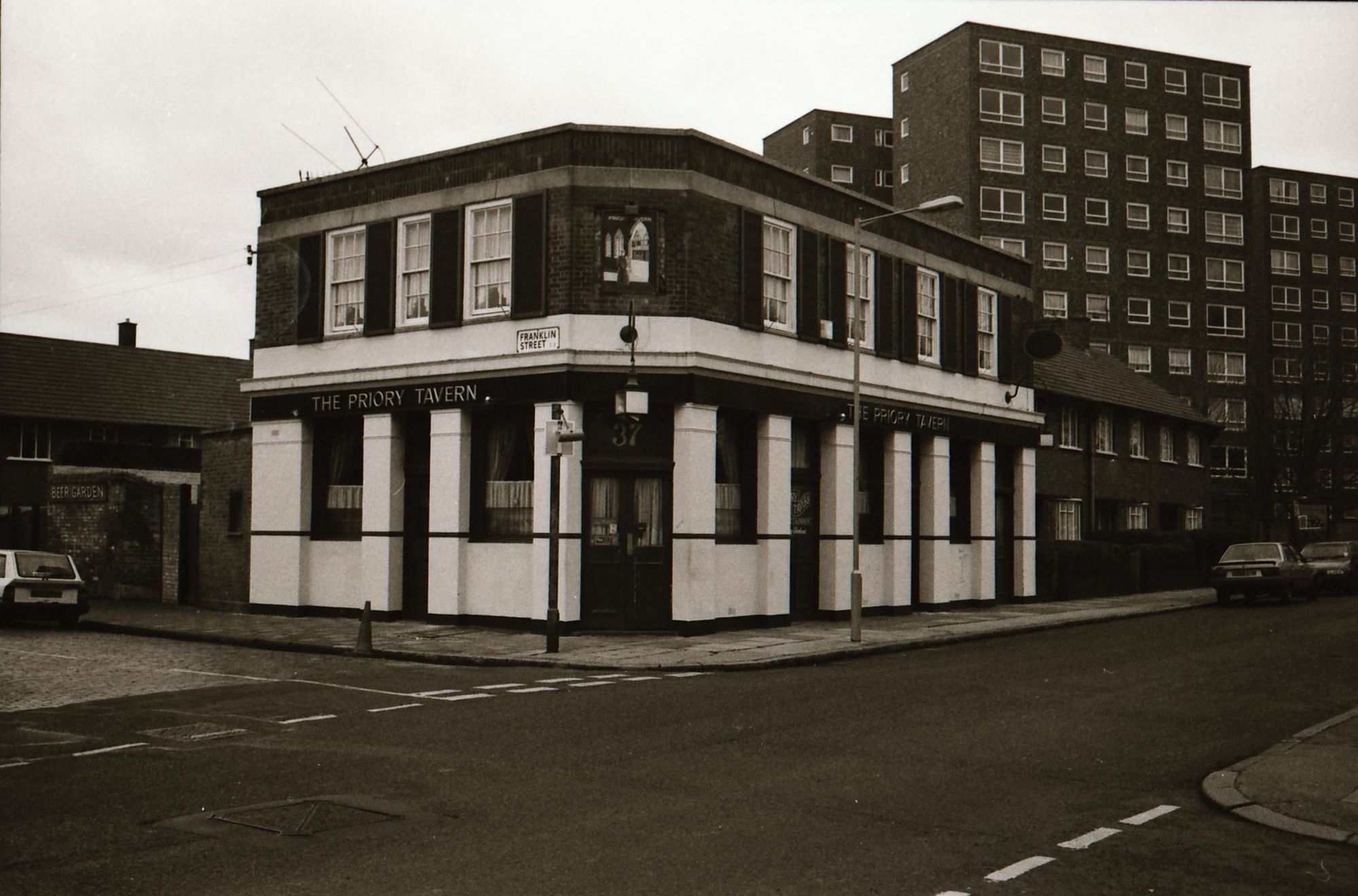Priory Tavern London E3 taken between Dec 92- Jan 1994. (Pub, External). Published on 28-03-2018