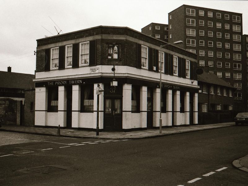 Priory Tavern London E3 taken between Dec 92- Jan 1994. (Pub, External). Published on 28-03-2018