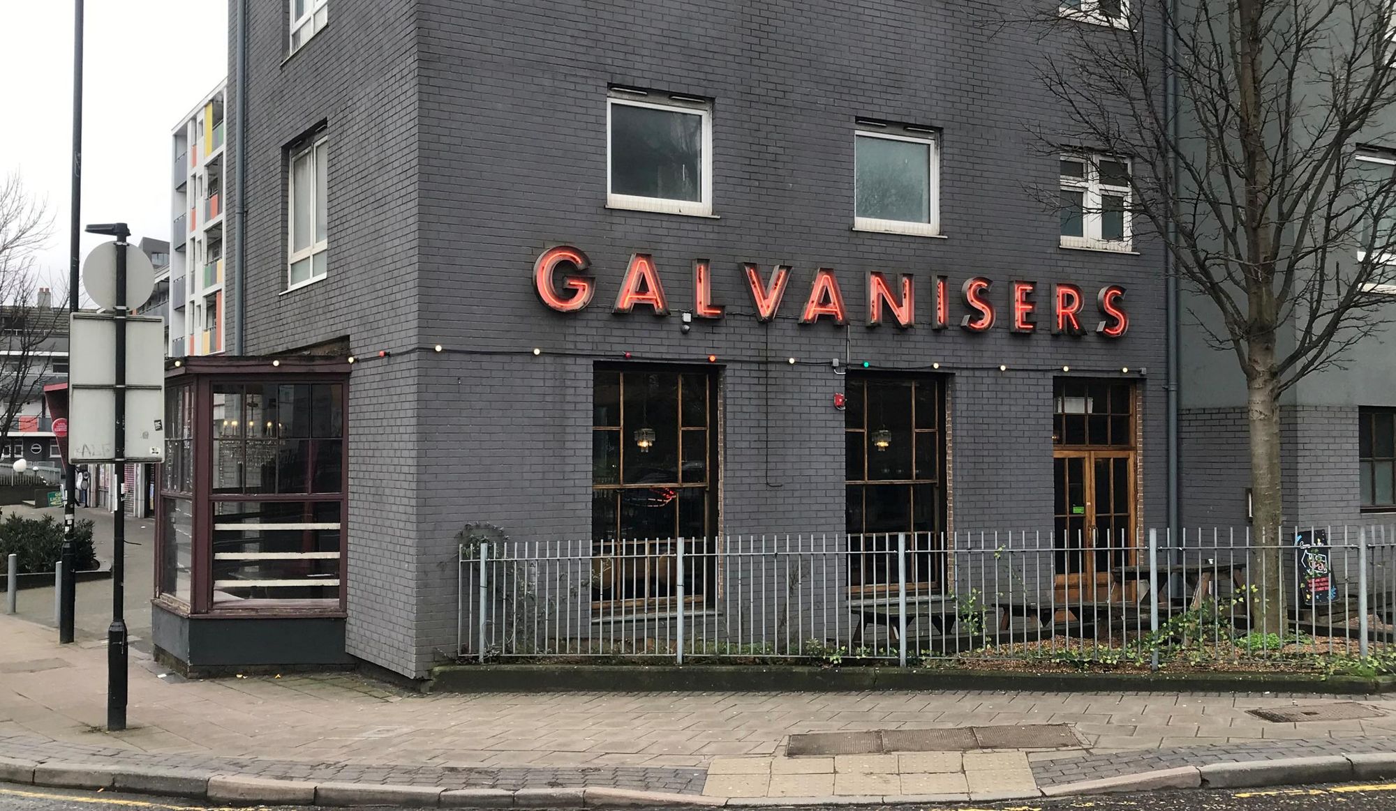 Galvanisers London E3 20250208. (Pub, External). Published on 09-02-2025