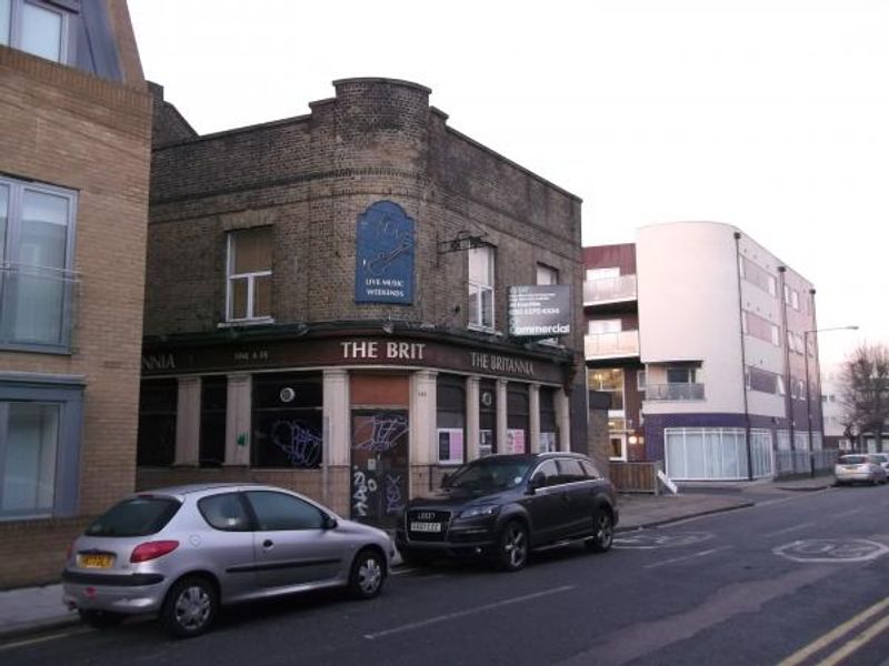 Britannia London E3 taken Jan 2014. (Pub, External). Published on 22-01-2014 