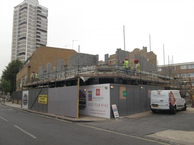 Britannia London E3 site thereof taken Sept 2014. (Pub, External). Published on 31-10-2014 
