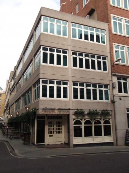 Witness Box London EC4 taken Feb 2012. (Pub, External, Key). Published on 01-12-2013