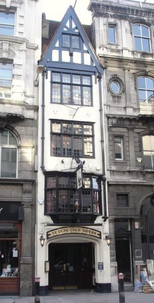 Cock Tavern London EC4 taken Jan 2008. (Pub, External). Published on 02-12-2013