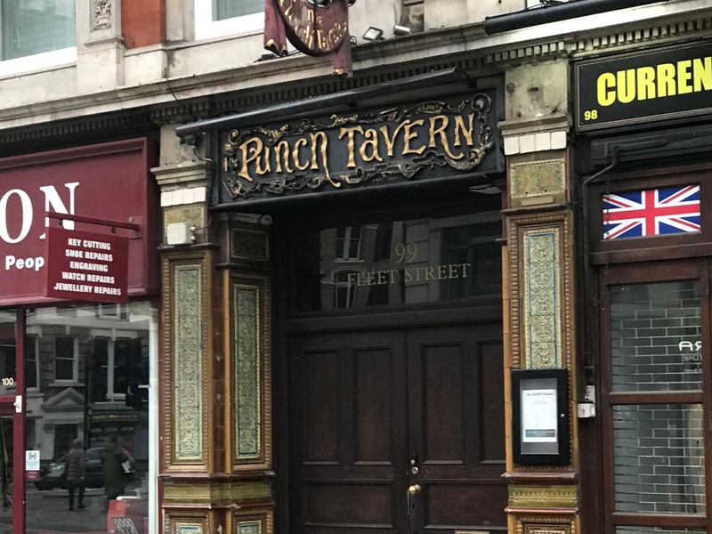 Punch Tavern London EC4. 20241228.. (Pub, External, Key). Published on 30-12-2024