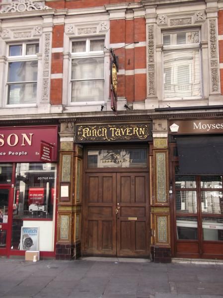 Punch Tavern London EC4 taken Feb 2012. (Pub, External). Published on 01-12-2013
