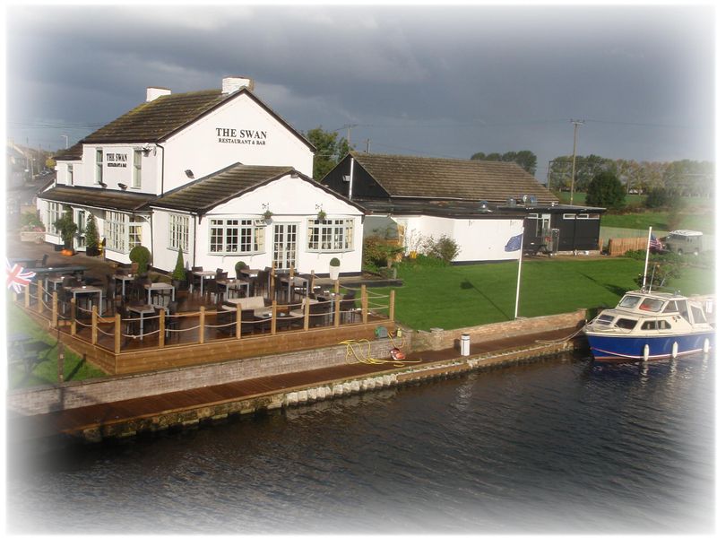 Swan on the River - Littleport. (Pub, External). Published on 05-10-2012