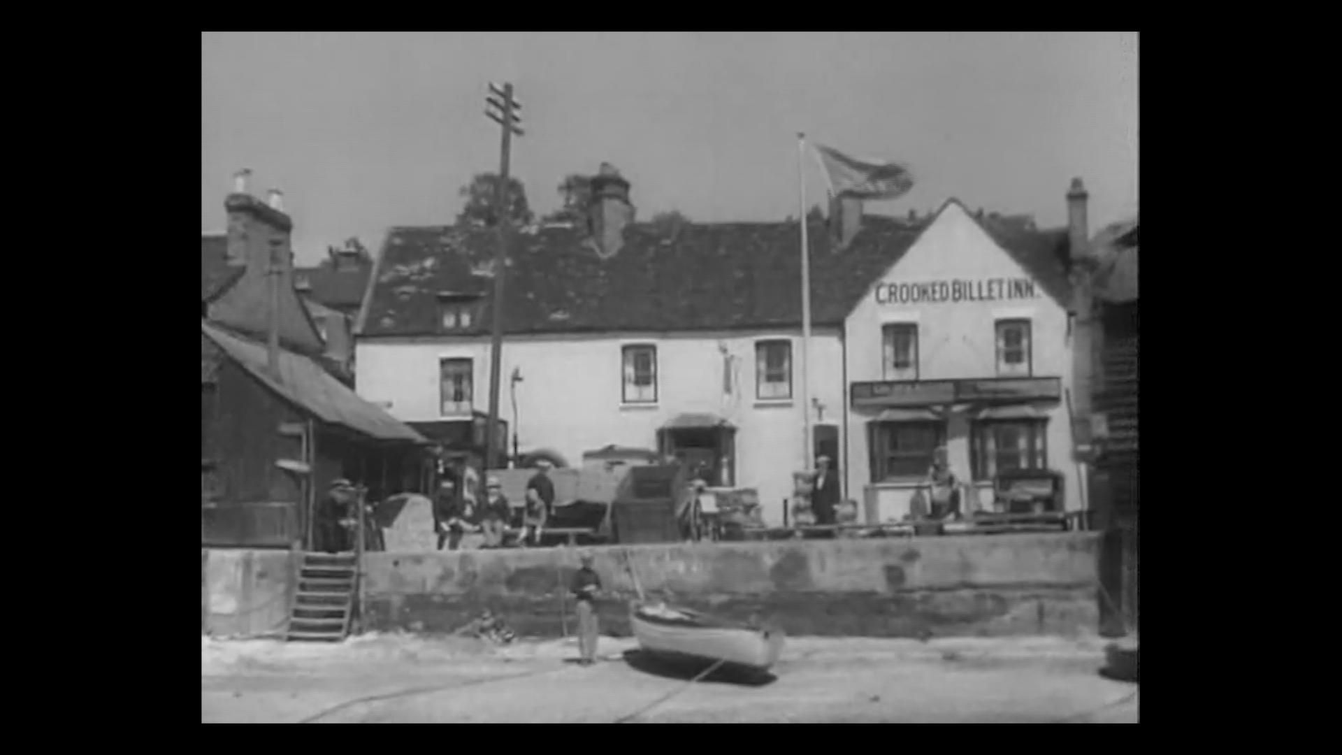 a still from a 1930's film called Flood Tide which featured a th. Published on 28-01-2025