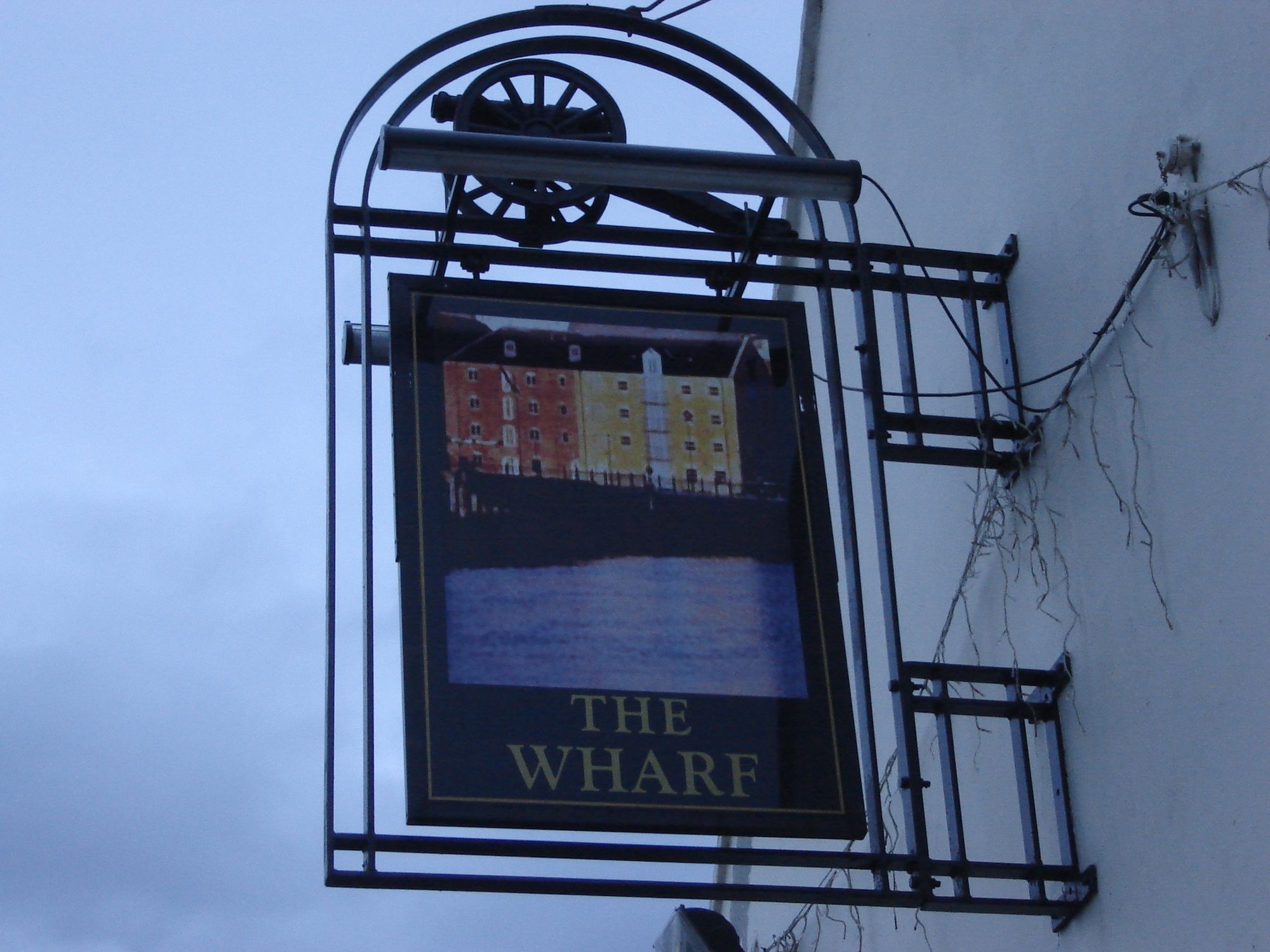 Wharf - Grays Sign (3). (Pub, External). Published on 14-01-2014