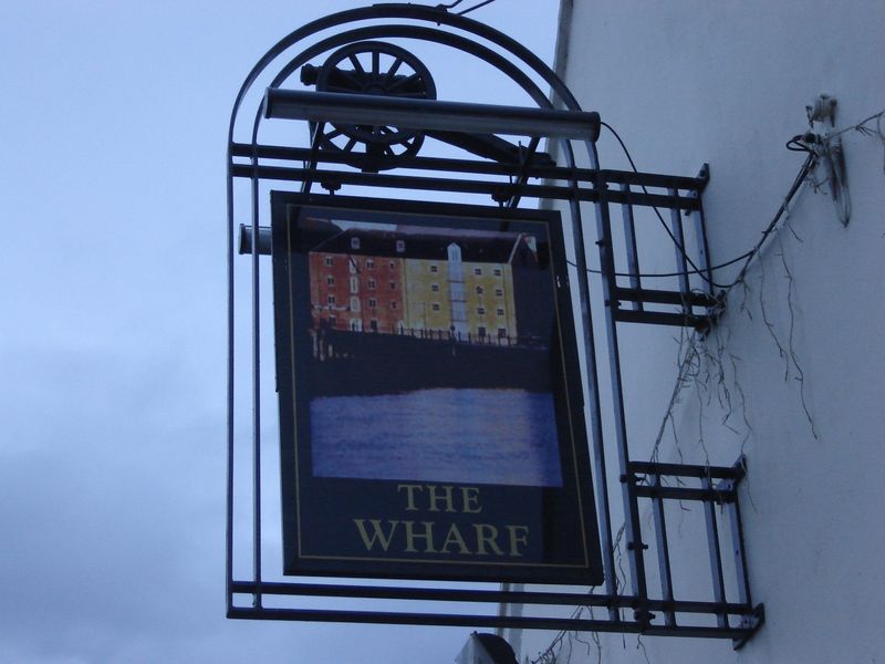 Wharf - Grays Sign (3). (Pub, External). Published on 14-01-2014 