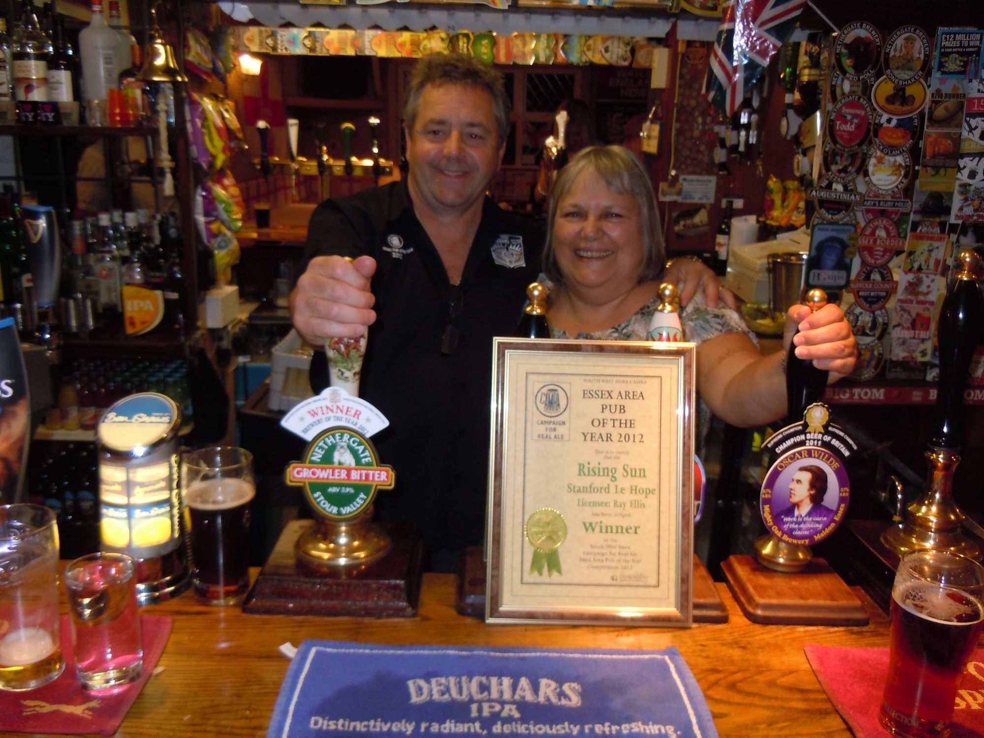 Rising Sun - Stanford-Le-Hope - Pub of the Year Award 2013. (Pub, Award). Published on 29-12-2013