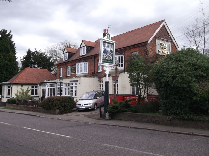 Three Jolly Wheelers - Woodford Bridge. (Pub, External). Published on 17-01-2014 