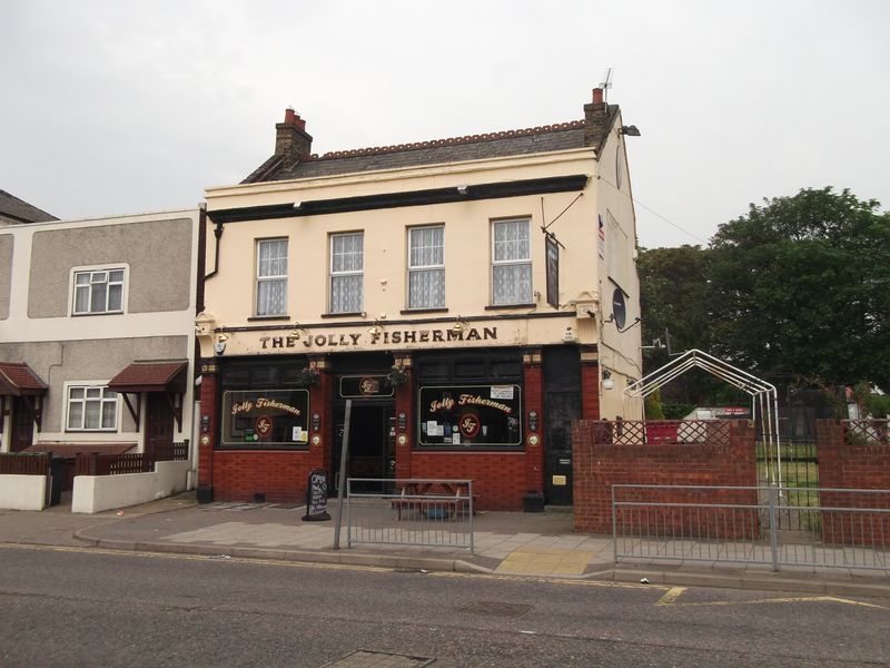 Jolly Fisherman - Barking (1). (Pub, External). Published on 19-01-2015 