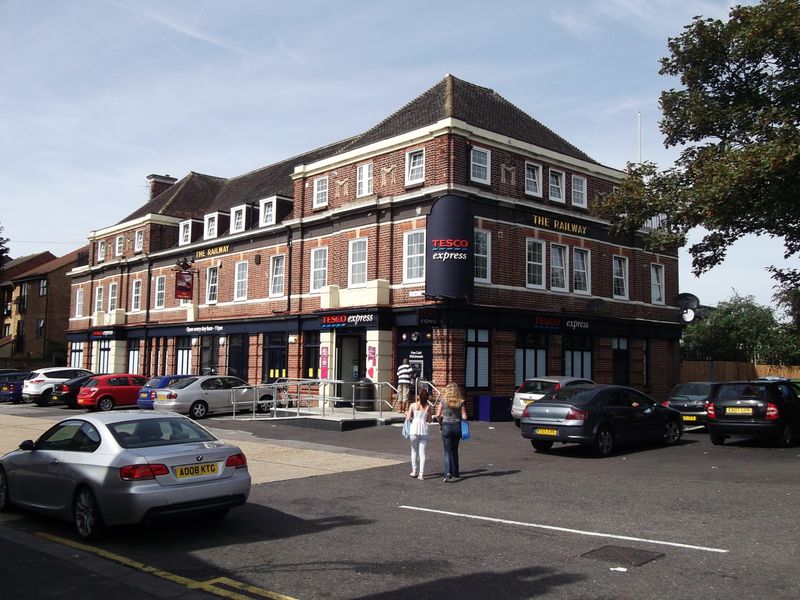 Railway - Dagenham (1). (Pub, External). Published on 25-03-2015