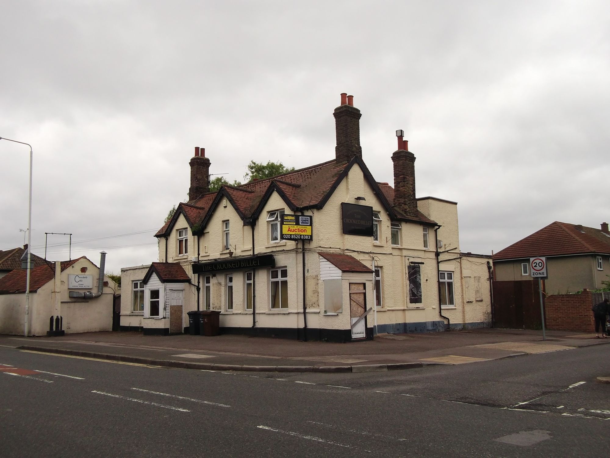 Crooked Billet (1) - Marks Gate. (Pub, External). Published on 17-01-2014