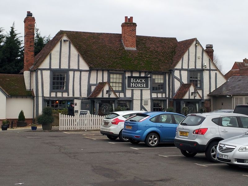 Black Horse - Pilgrims Hatch (1). (Pub, External). Published on 12-02-2015 