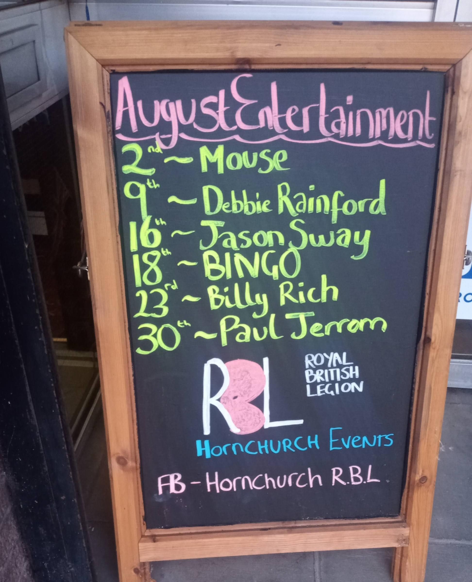 August 2025 live entertainment. Published on 06-08-2025