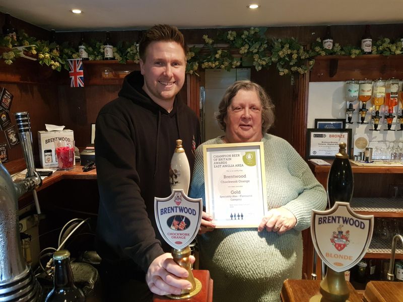 Brentwood Brewery Tap Room - Pilgrims Hatch (7) - Award. (Brewery, Bar, Award, Key). Published on 05-03-2023 