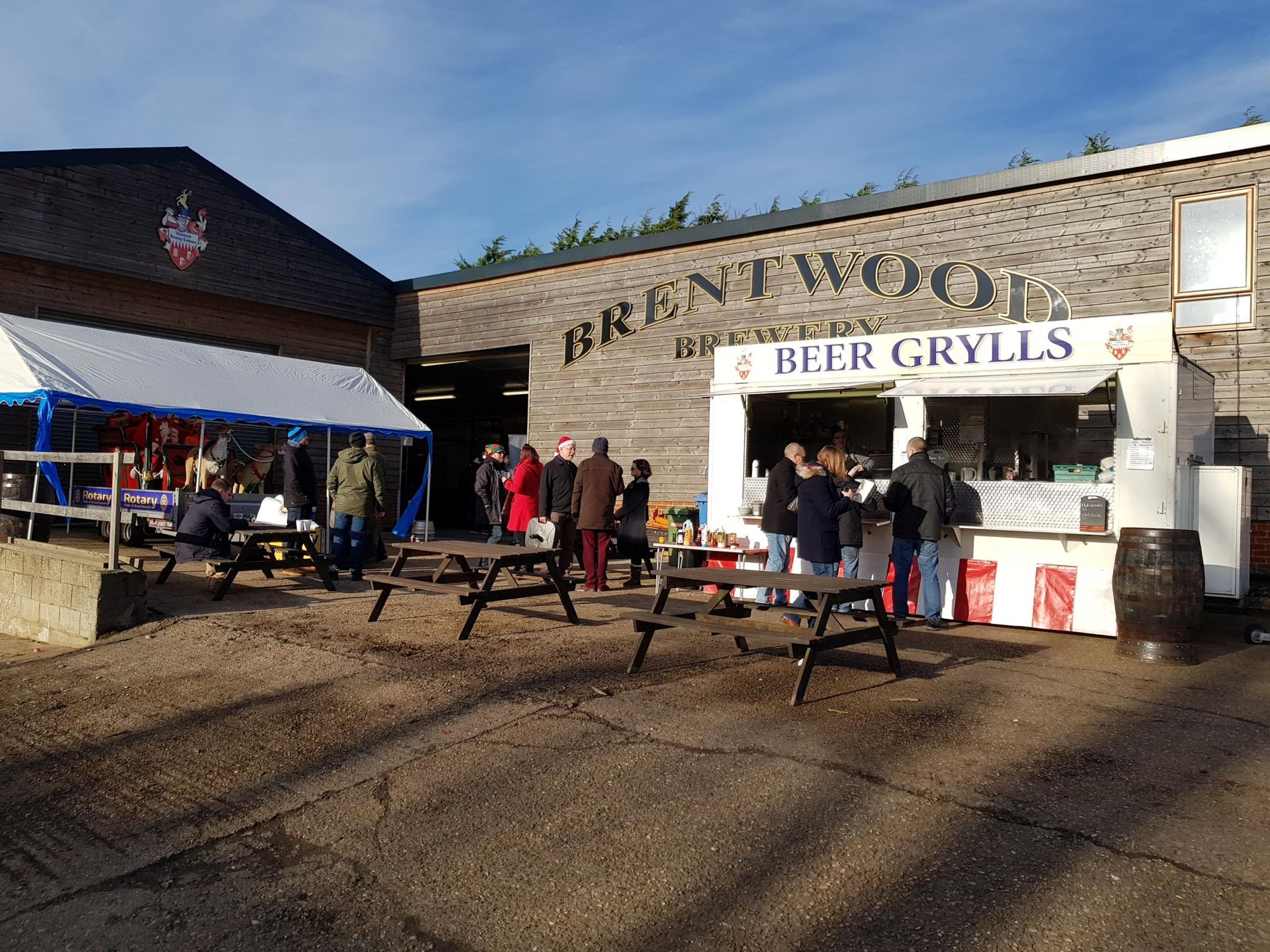 Brentwood Brewery Tap Room - Pilgrims Hatch (1). (Pub, Brewery, External). Published on 10-12-2017