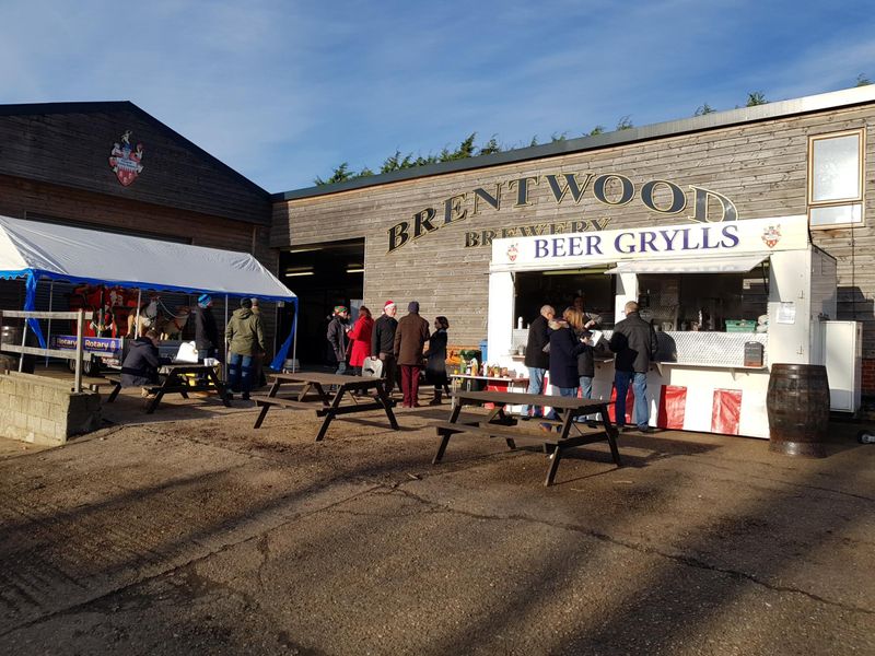 Brentwood Brewery Tap Room - Pilgrims Hatch (1). (Pub, Brewery, External). Published on 10-12-2017