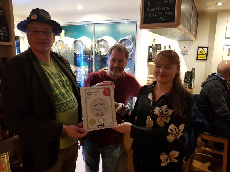 Hop Inn Micropub - Hornchurch (C) - Regional Cider PotY. (Pub, Bar, Publican, Award). Published on 13-12-2021 
