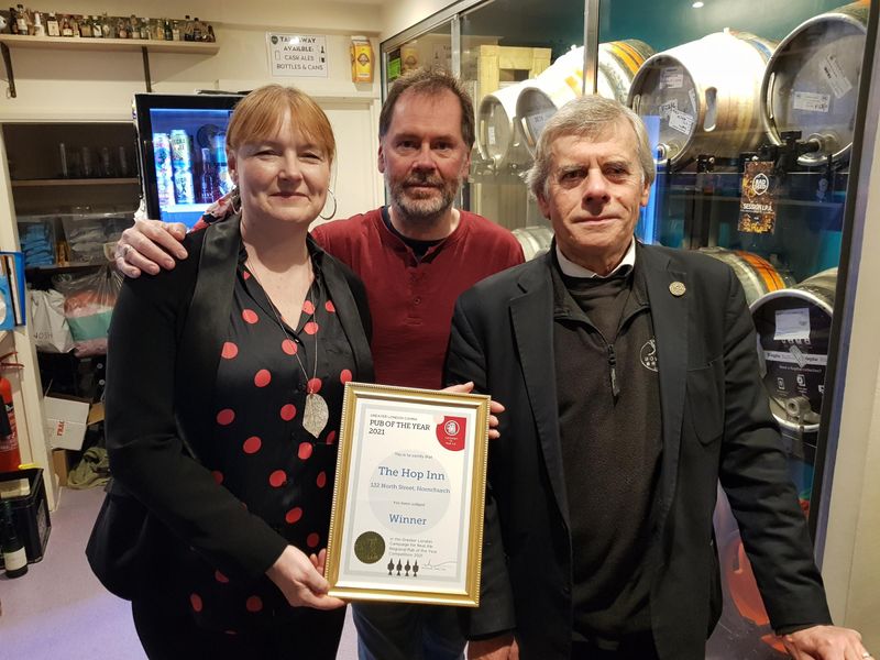 Hop Inn Micropub - Hornchurch (D) - Regional PotY. (Pub, Bar, Publican, Award). Published on 13-12-2021