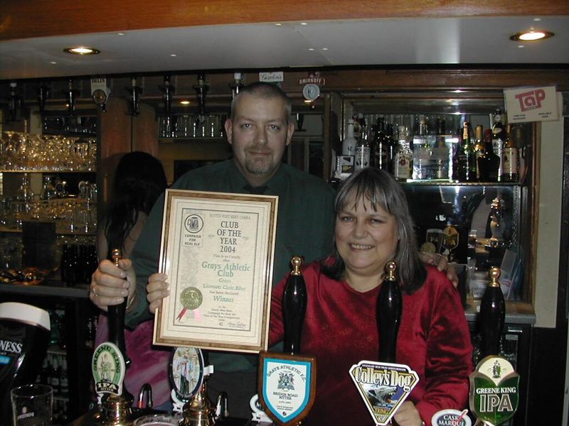 Grays Athletic Football Club - Grays - Award (2). (Bar, Publican, Award, Key). Published on 19-09-2022