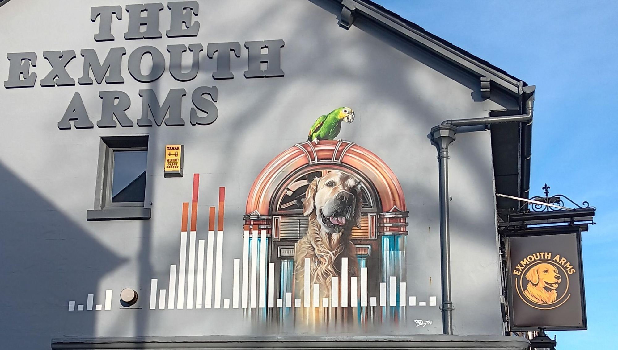 External Wall. (Pub, External, Sign, Key). Published on 16-12-2025