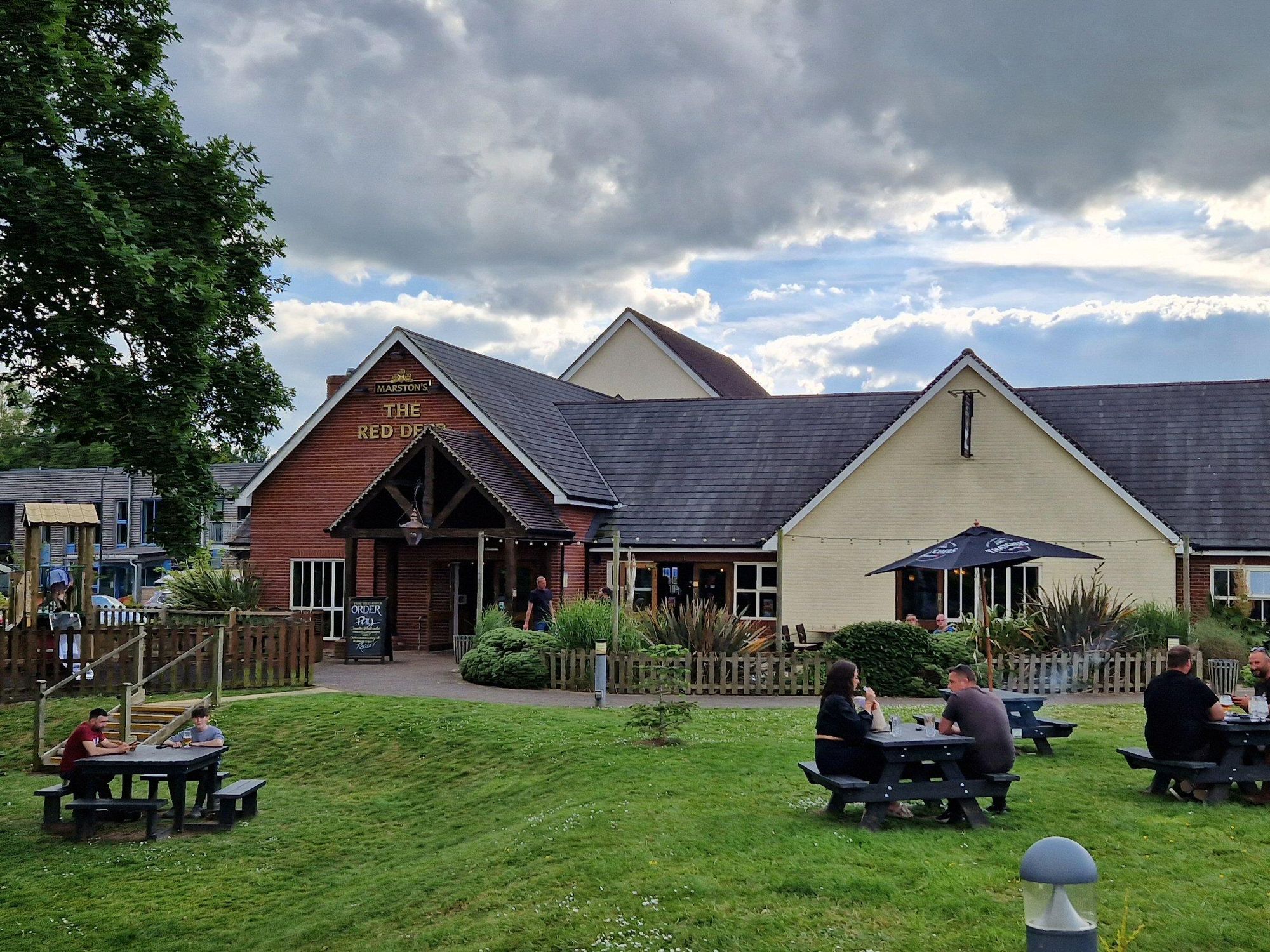 Red Deer, Crediton (Photo: Pete Horn 19/06/2024). (Pub, External, Key). Published on 20-06-2024