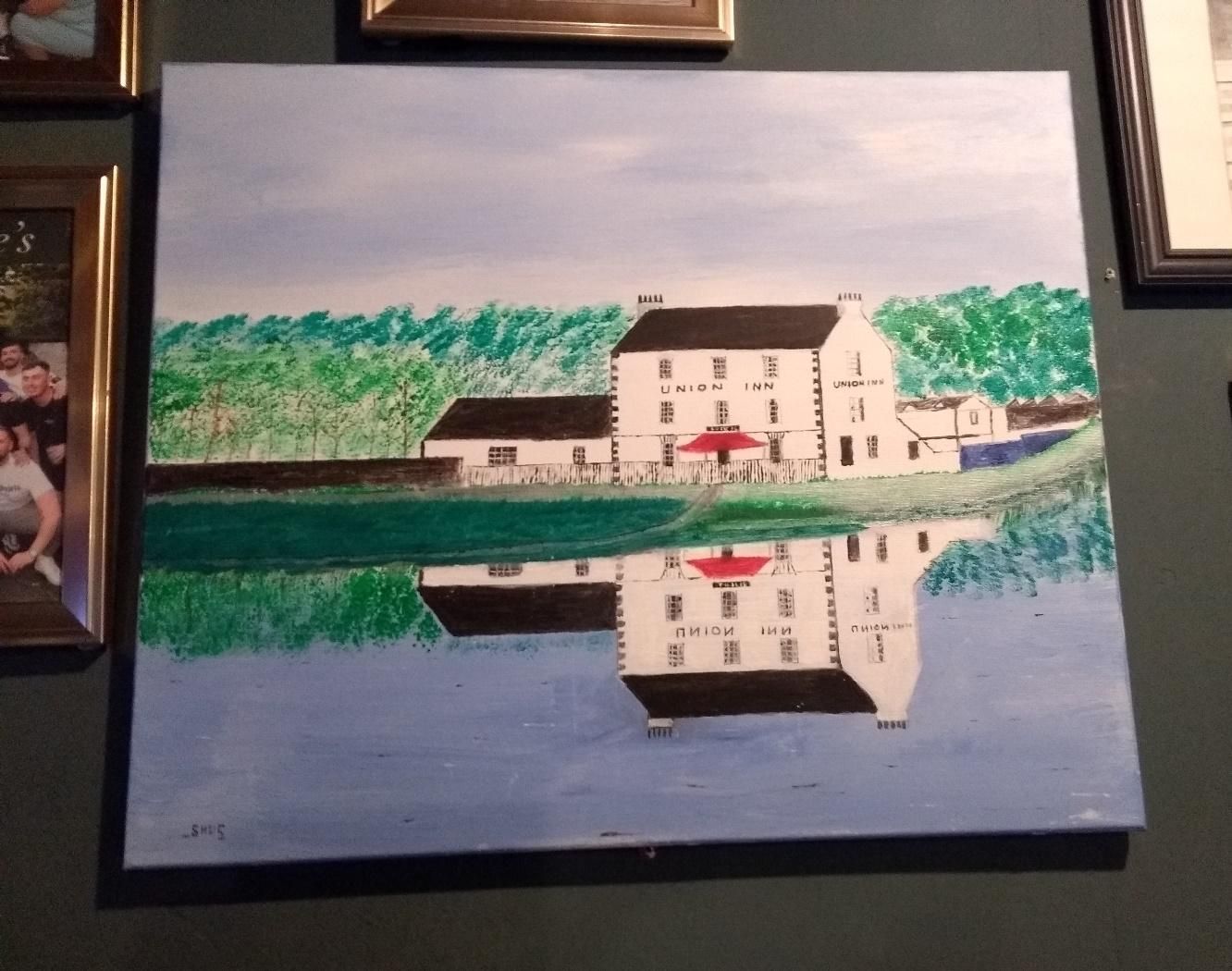 Pub painting. (Sign). Published on 03-08-2024