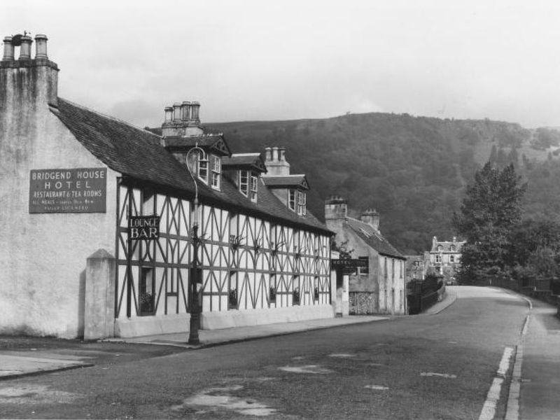 Bridgend House Hotel, Callander in 1958. (External). Published on 02-03-2026 
