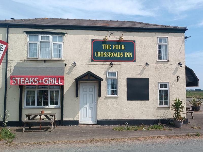 Four Crossroads Inn, Frampton Fen. (Pub, External, Key). Published on 03-05-2025