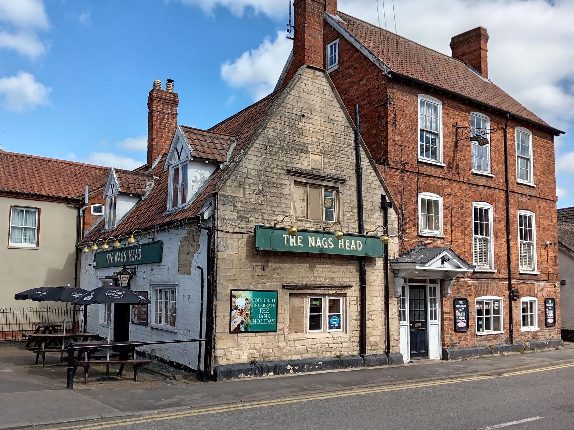Nags Head, Heckington. (Pub, External, Key). Published on 11-04-2025