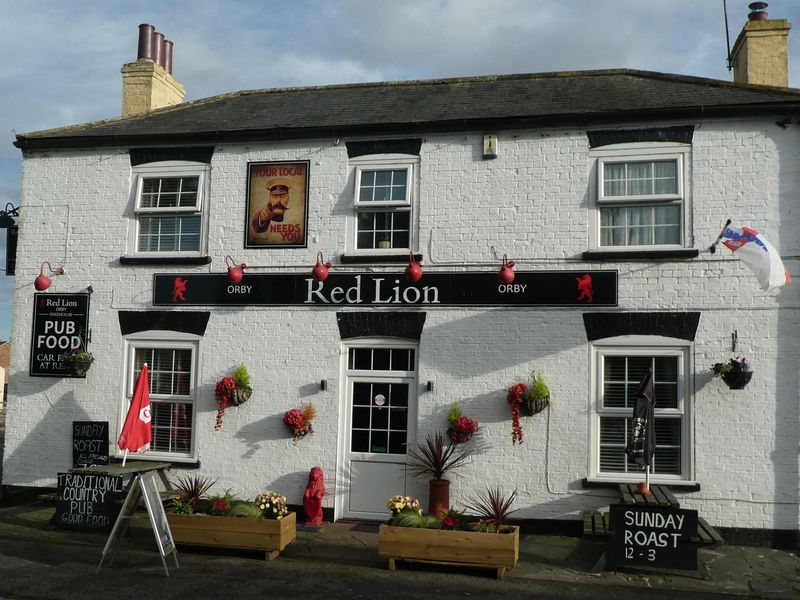 Red Lion, Orby. (Pub, External, Key). Published on 12-10-2023 