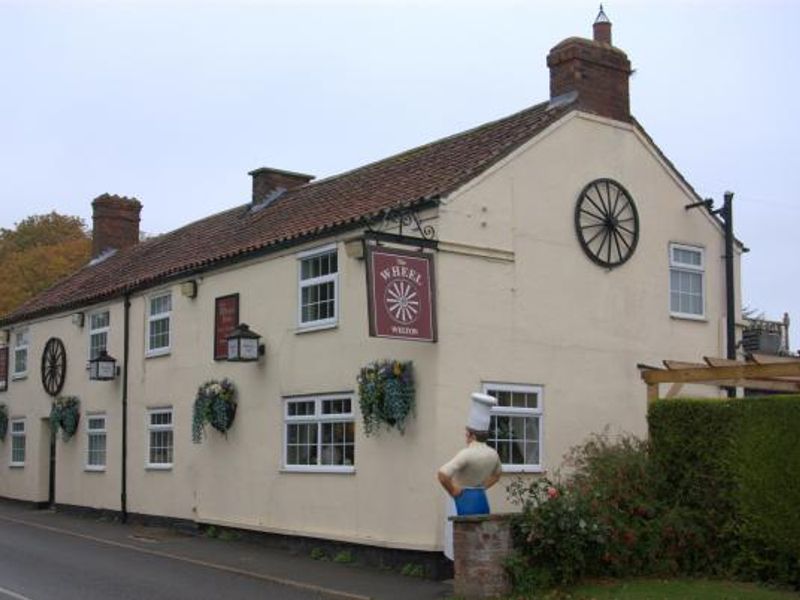 Wheel Inn, Welton le Marsh. (Pub, External, Key). Published on 02-11-2013 