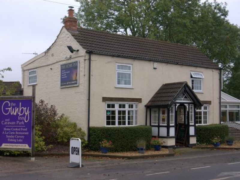 Gunby Inn, Gunby. (Pub, External, Key). Published on 02-11-2013